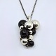 Georg Jensen; A Moonlight Grapes necklace of sterling silver set with onyx Georg Jensen; A Moonlight Grapes necklace of sterling silver set with onyx